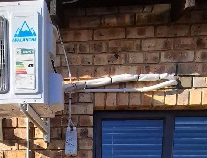 After: Aircon Installation Correction - 3x Avalanche Units Re-Leveled & Re-Installed`